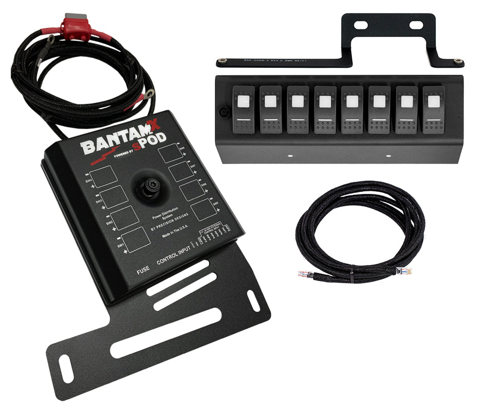 BantamX w/ Blue LED Switch panel for JK 2009-2018 870065