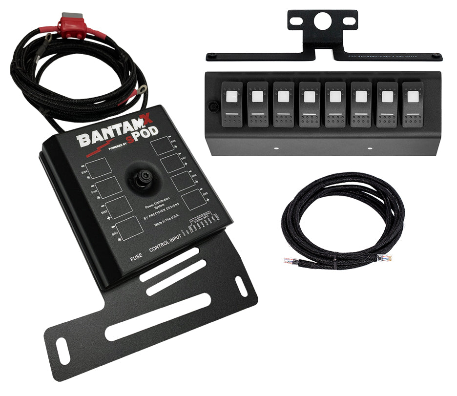 BantamX w/ Red LED Switch panel for JK 2007-2008 870080