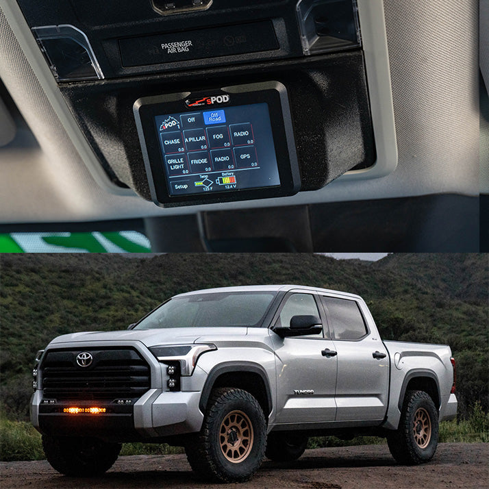 Touchscreen BantamX Vehicle Kit - Toyota 2022-On Tundra sPOD 870089