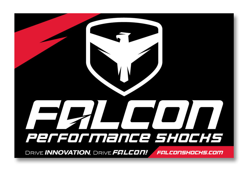 Falcon Performance Shocks Banner 3 Feet X 4.5 Feet Teraflex 93-01-01-001