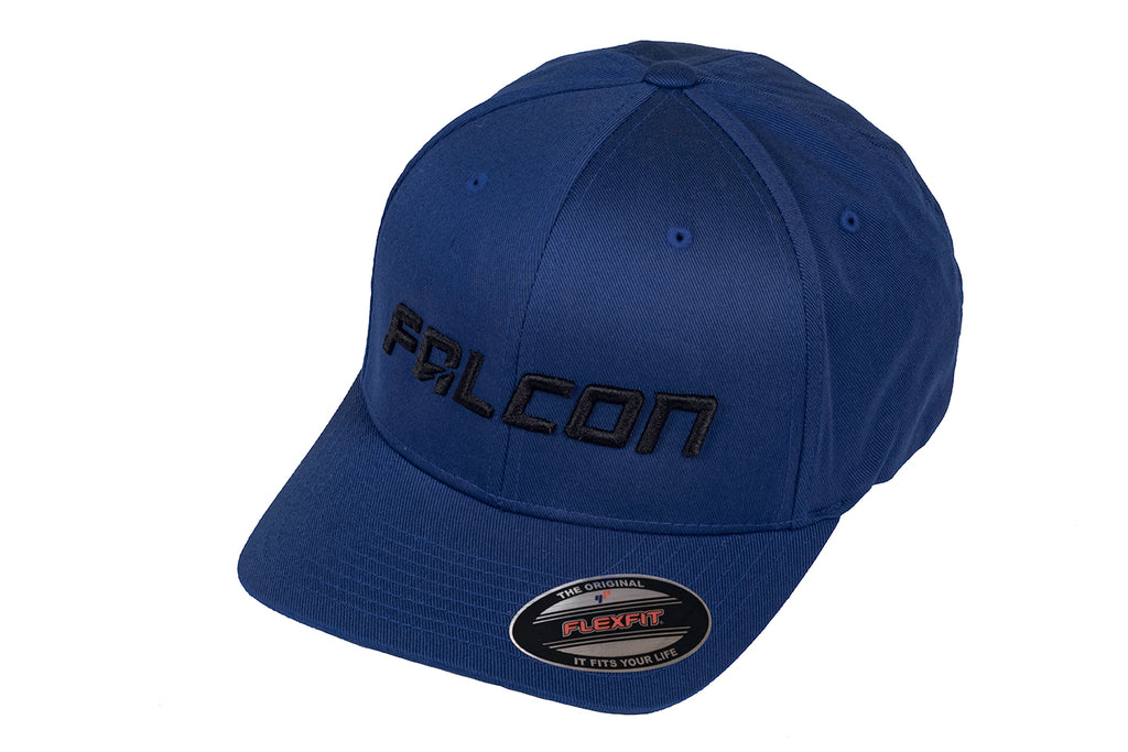 Falcon Shocks FlexFit Curved Visor Hat Royal Blue/Black Small/Medium Teraflex 93-03-02-004