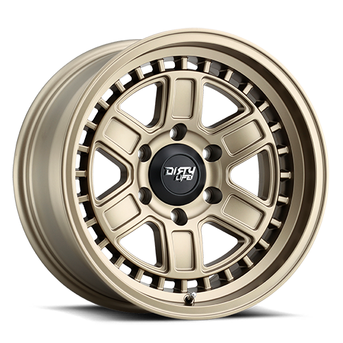 Dirty Life Race Wheels Cage 9308 Matte Gold 17X8.5 6-120 -6Mm 66.9Mm 9308-7832MGD