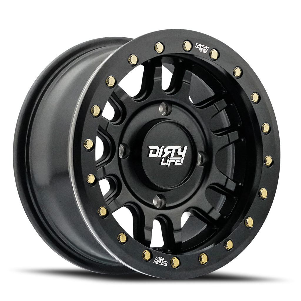 Dirty Life Race Wheels Canyon Pro Sxs 9309R Matte Black 15X7 4-156 13Mm 131.1Mm 9309R-57101MB