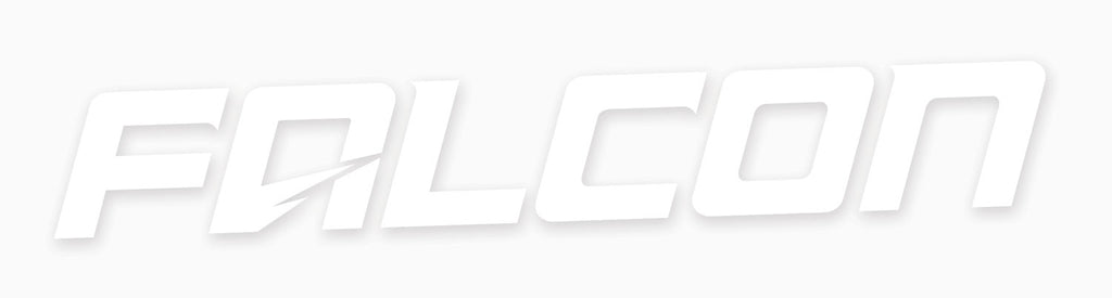 Falcon Performance Shocks Logo Decal 10 Inch White Teraflex 95-04-01-100