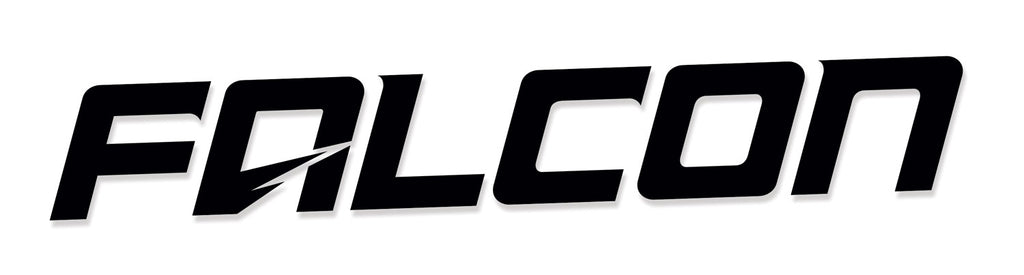 Falcon Performance Shocks Logo Decal 10 Inch Black Teraflex 95-04-03-100