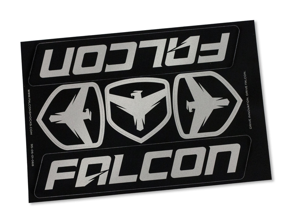 Falcon Performance Shocks Sticker Sheet 6 Inch X 8 Inch Teraflex 95-05-01-068