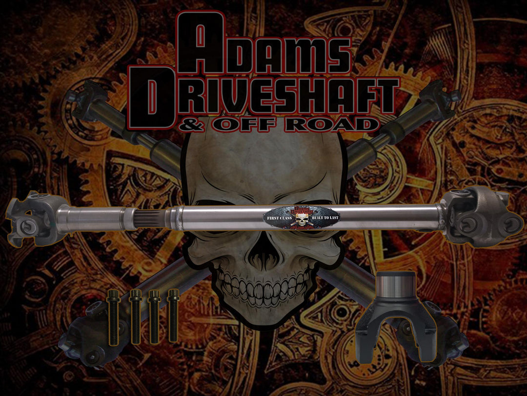 Adams Driveshaft JT Gladiator Overland Front 1350 CV Driveshaft OEM Flange Style Extreme Duty Series ASDJT-1350HRF-S-OEM-OVR