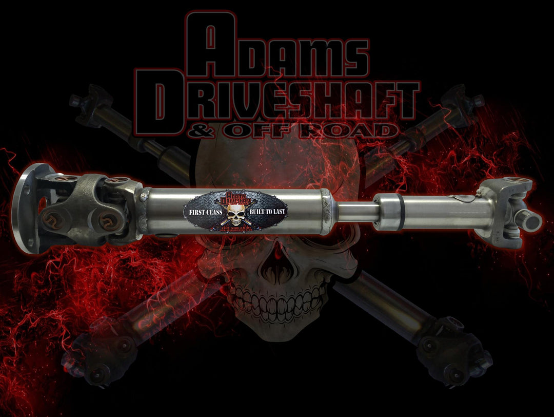 Adams Driveshaft LJ Rubicon Rear 1310 CV Driveshaft With 1330 Rear Pinion Extreme Duty Series ASDLJ-1310CVR-SRUB