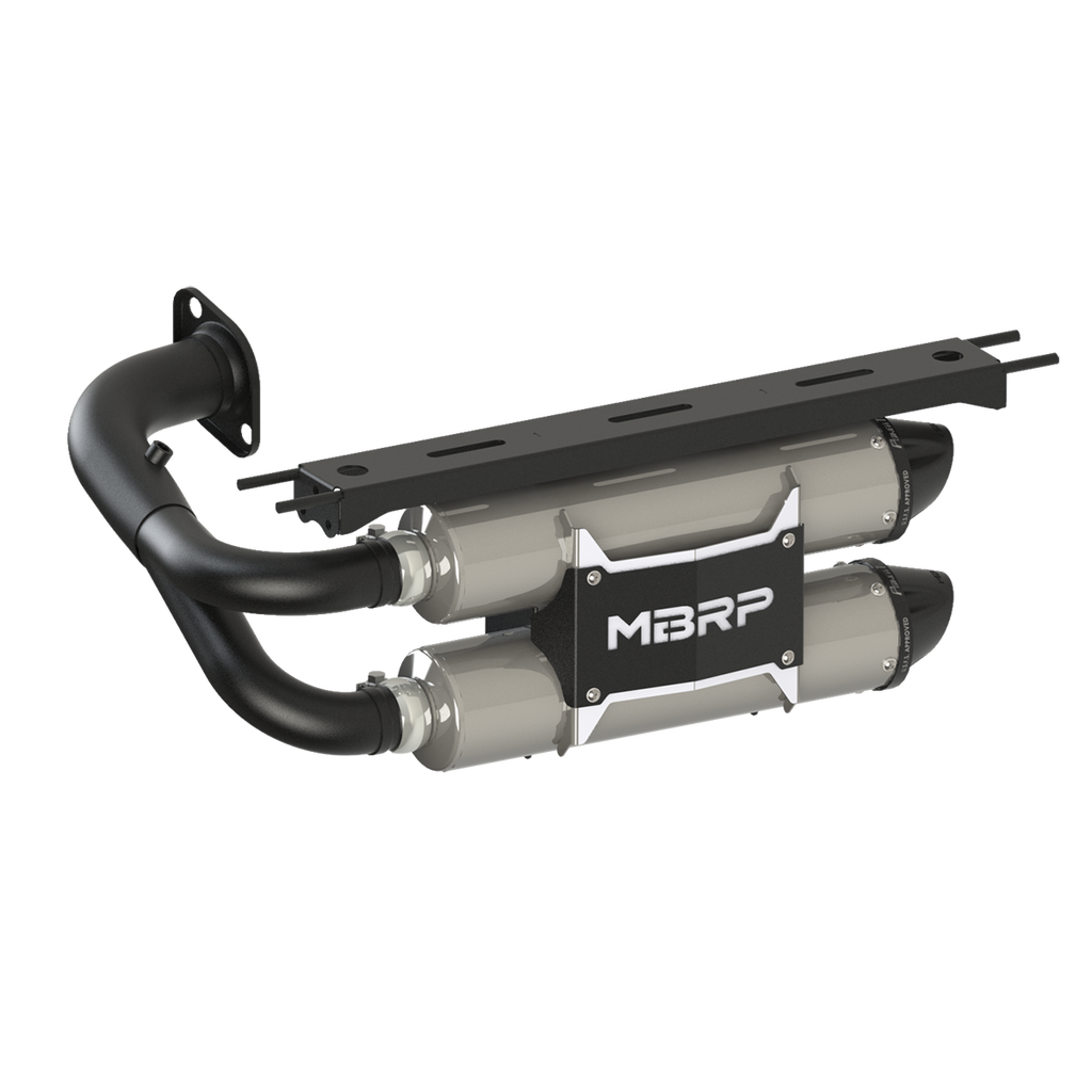 Stacked Dual Slip On Exhaust Pipe For 19-22 Honda Talon 1000 Performance Series MBRP AT-9110PT