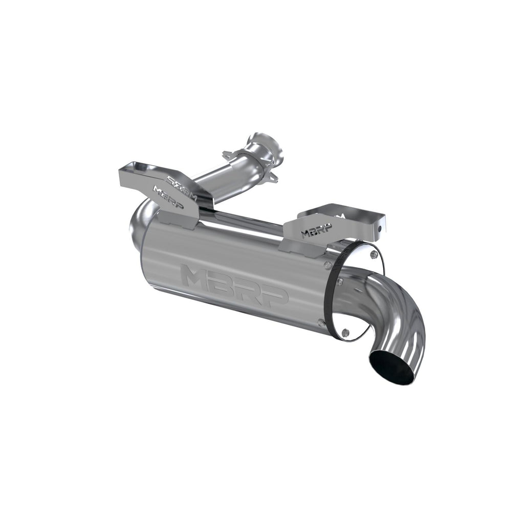 14-22 CFMOTO ZFORCE 800 (Z8/ Z8EX/ 800/ 800EX) 5 Inch Single Slip-on Muffler Assembly Performance Series MBRP AT-9801PT