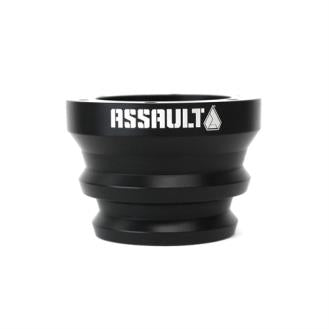 Assault Industries Black Billet Steering Wheel Adapter - 100005SW1021 - Skinny Pedal Racing
