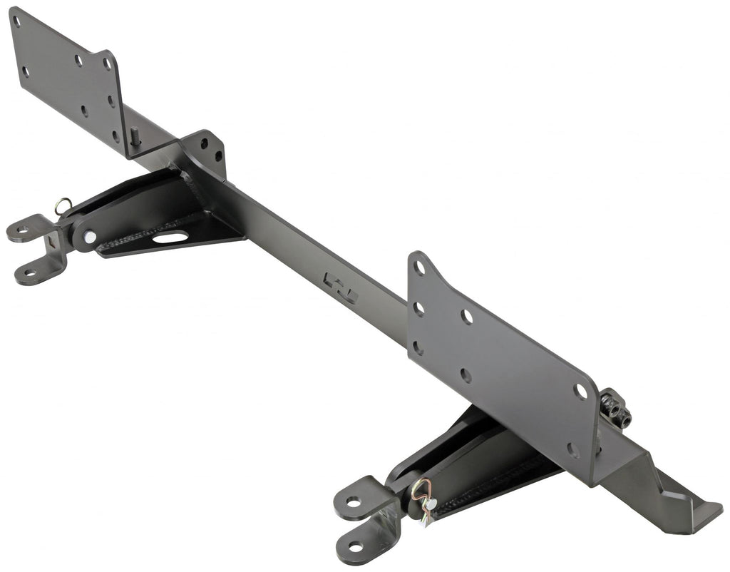 Tow Bar Mounting Kit 18-Up Wrangler JL 20-Up Gladiator w/ Plastic Bumper Bolt-On Includes Mounting Plate Tow Bar Attaching Forks Hardware For Use w/ CE-9033F RockJock 4x4 CE-9033JLP