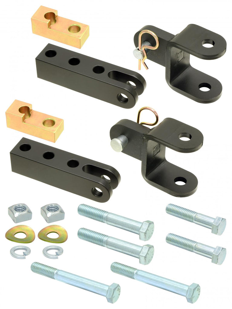 Tow Bar Mounting Kit 97-06 Wrangler TJ/LJ Front Bolt-On Includes Mounting Hardware Works w/Stock/And Most Aftermarket Bumpers For Use w/ CE-9033F RockJock 4x4 CE-9033TJ