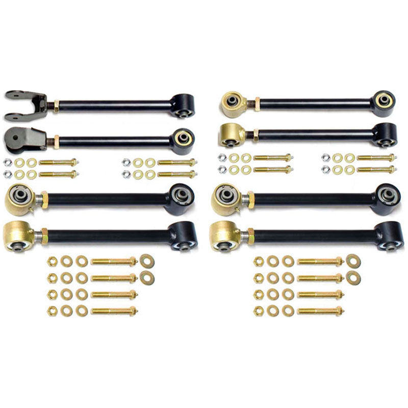 Johnny Joint Control Arm Set 97-06 Wrangler TJ and LJ Unlimited Adjustable Set Of 8 RockJock 4x4 CE-9100