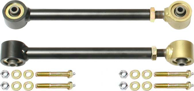 Johnny Joint Adjustable Control Arms 97-06 Wrangler TJ and LJ Unlimited Rear Upper, Adjustable Greasable Pair RockJock 4x4 CE-9103