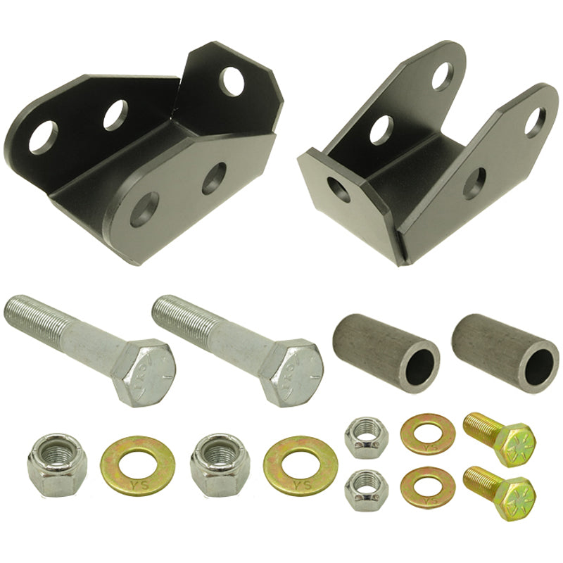 Shock Mount Extensions 97-06 Wrangler TJ and LJ Unlimited Rear Lower Includes Hardware Pair RockJock 4x4 CE-9601