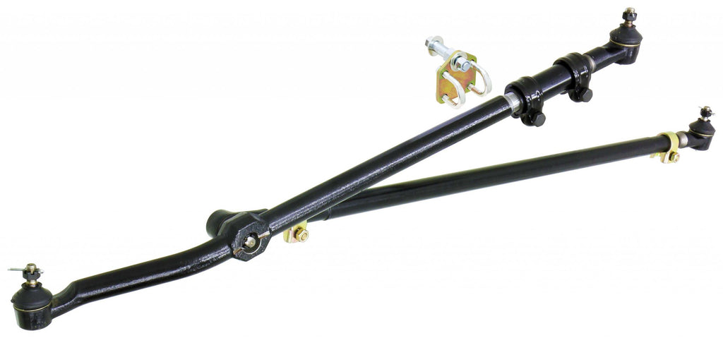 Currectlync Steering System 97-06 Wrangler TJ and LJ Unlimited/XJ/MJ Bolt-On Includes 1 1/4 Inch Diameter Tie Rod/Forged Drag Link HD Steering Stabilizer Shock Mounting Kit RockJock 4x4 CE-9701