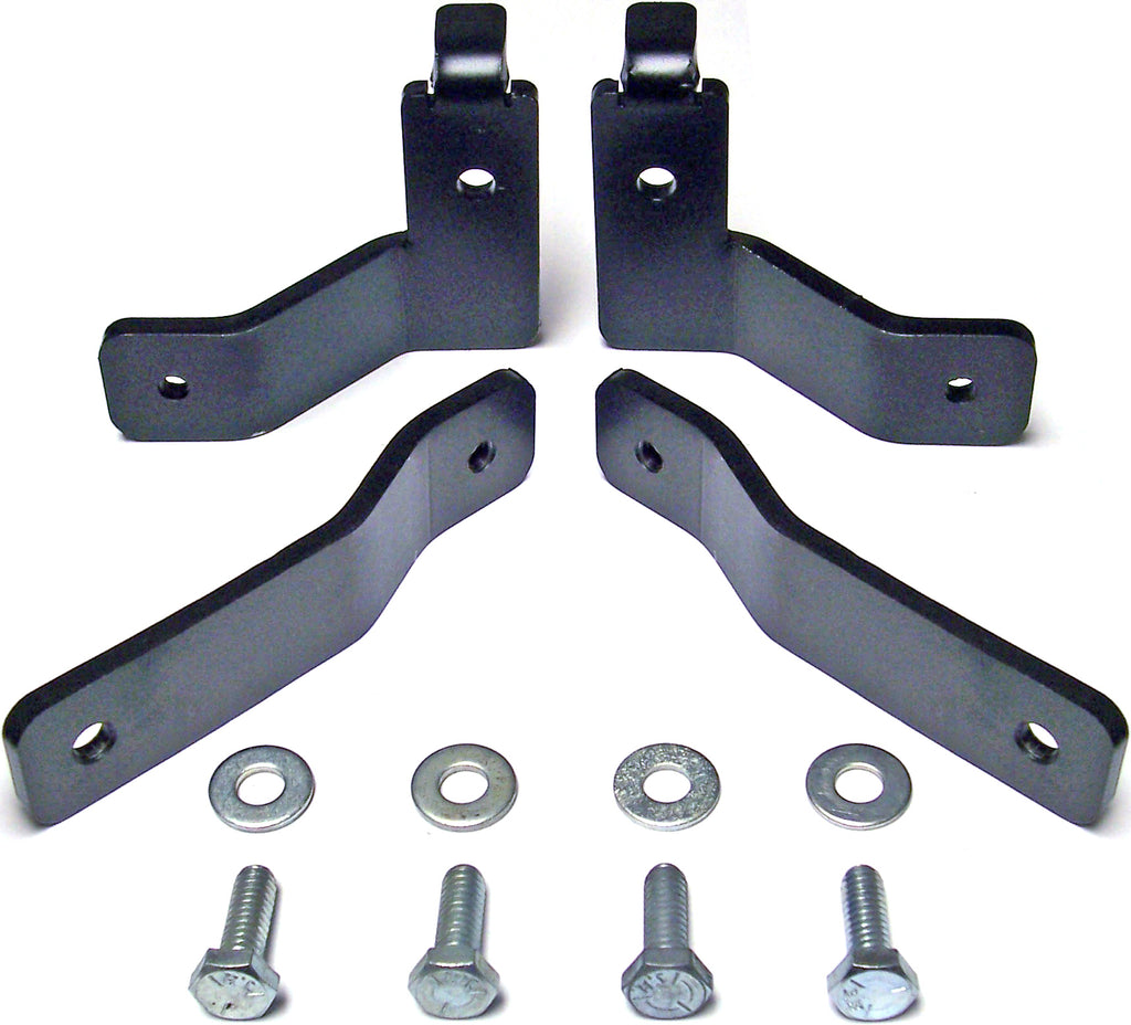 Brake Line Relocation Bracket Kit 07-18 Wrangler JK RockJock 4x4 CE-9807BLBK