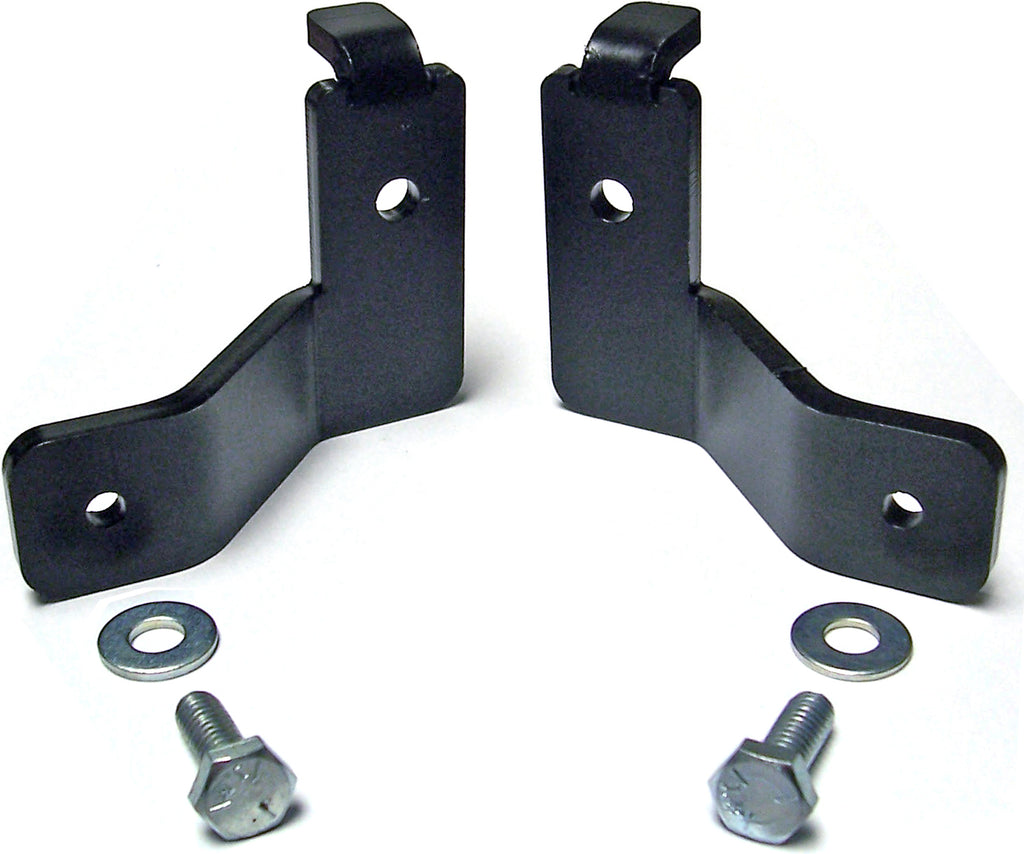 Brake Line Relocation Bracket Kit 07-18 Wrangler JK Front RockJock 4x4 CE-9807FBLBK