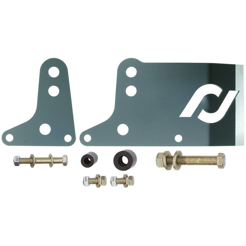 Trac Bar Relocation Kit 07-18 Wrangler JK Front Diff Housing Includes Inner/Outer Brackets Hardware Some Welding Required RockJock 4x4 CE-9807FTBK