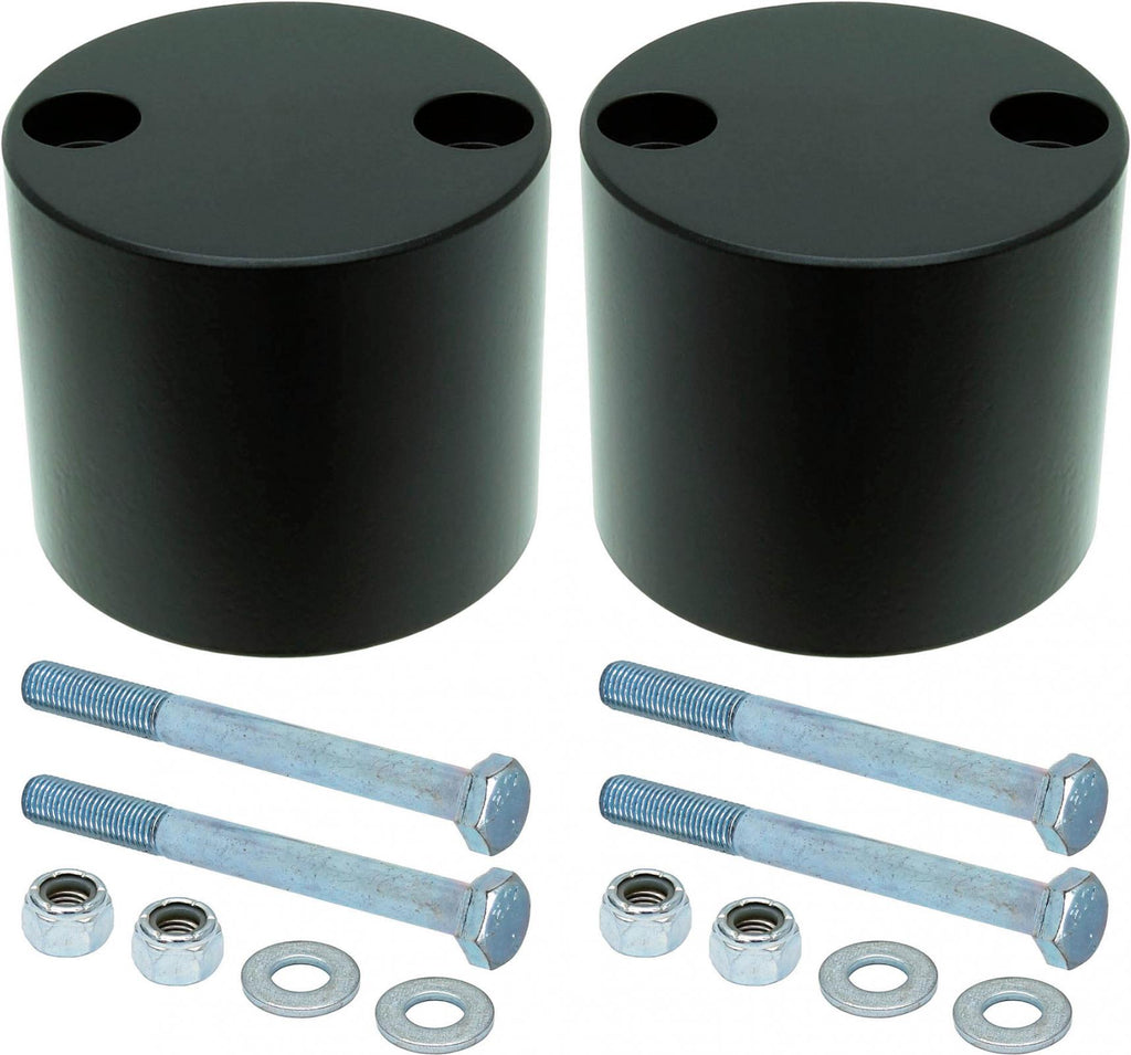 Bump Stop Kit 07-18 Wrangler JK Rear Includes Billet Aluminum Spacers Urethane Bump Stops Hardware RockJock 4x4 CE-9807RBSK