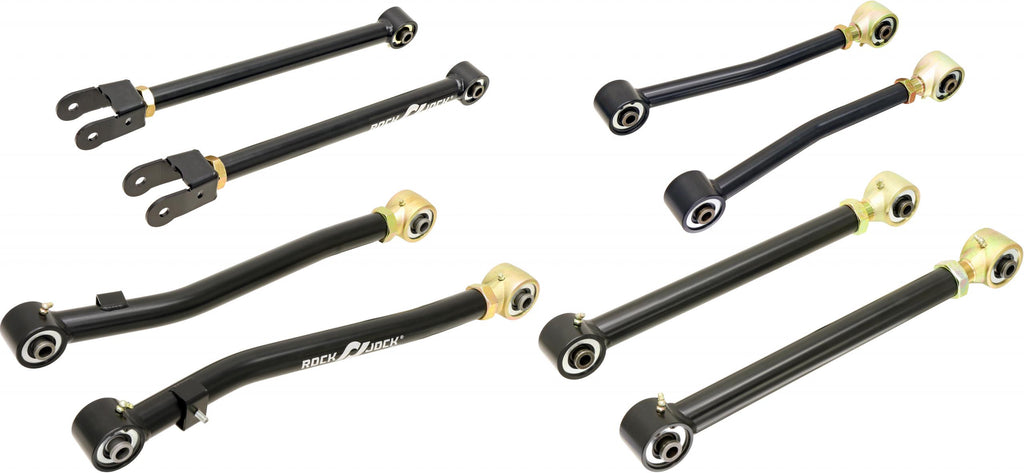 Johnny Joint Control Arm Set 18-Up Wrangler JL Complete Set Of 8 RockJock 4x4 CE-9818CA