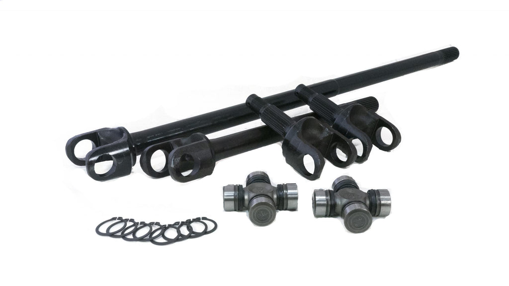 Discovery Series Front Axle Kit for TJ XJ YJ and ZJ Dana 30 4340 Chromoly Front with 5-760X U/Joints 30 Spline Upgrade (Need Locker) Revolution Gear DC-D30-TJ-30