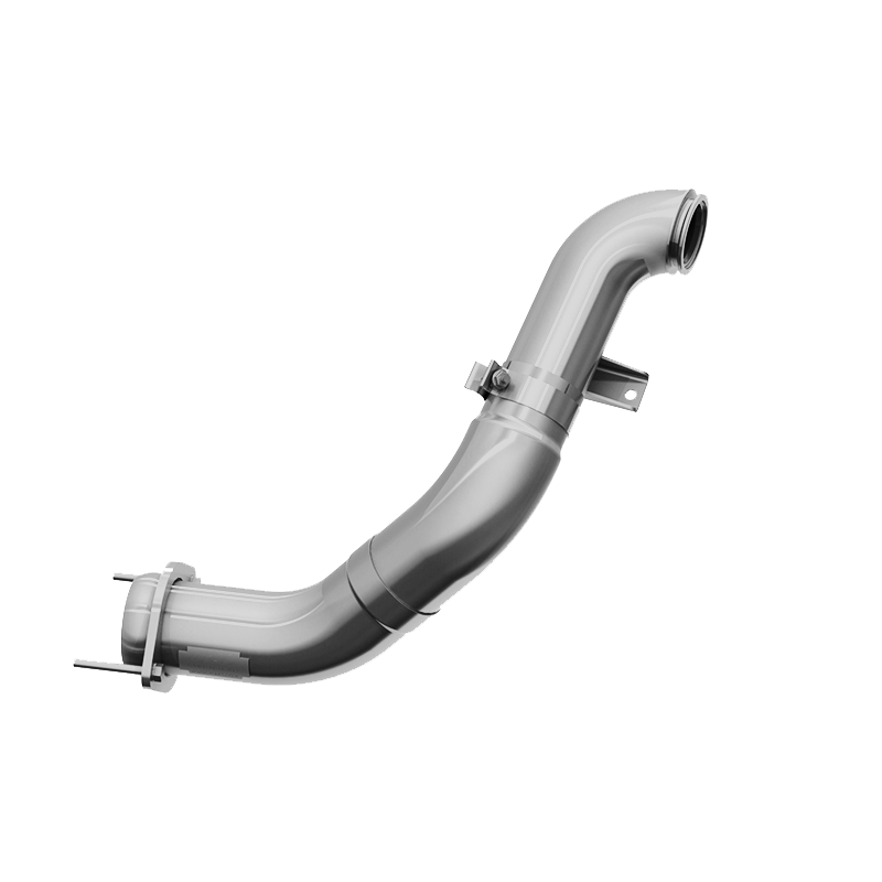 4 Inch Turbo Down Pipe Aluminized Steel For 11-15 Ford 6.7L Powerstroke MBRP FAL459