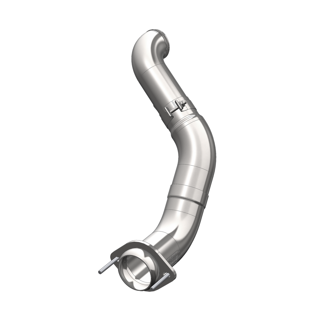 4 Inch Turbo Down Pipe For 11-15 Ford 6.7L Powerstroke Aluminized Steel EO Num. D-763-1 MBRP FALCA459