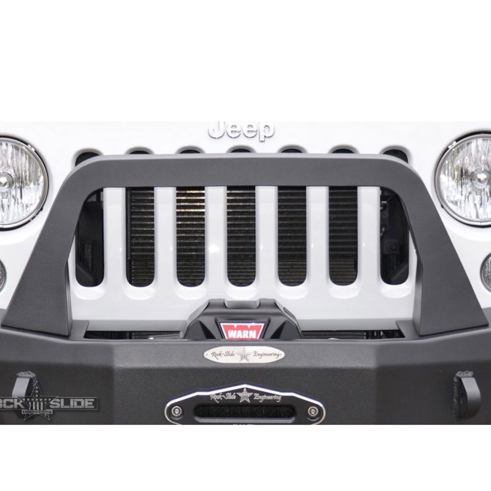 Jeep Bull Bar For Rigid Series Front Bumper Only Black Powdercoat Rock Slide Engineering FB-BB