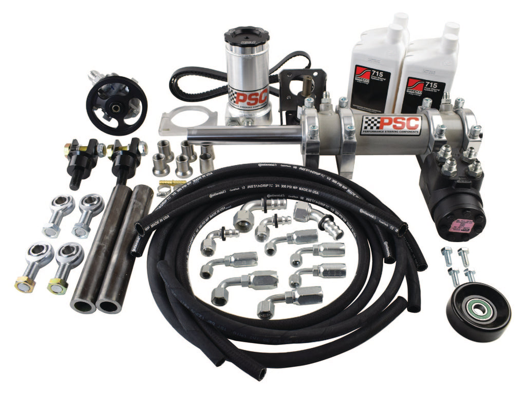 Full Hydraulic Steering Kit, 2007-11 Jeep JK (40 Inch and Larger Tire Size) PSC Performance Steering Components FHK400JK