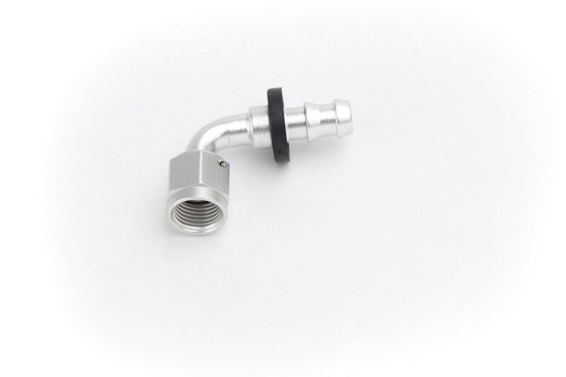 Fitting, #6 JIC 90 Degree Low Pressure Push Lock PSC Performance Steering Components HF-LP906