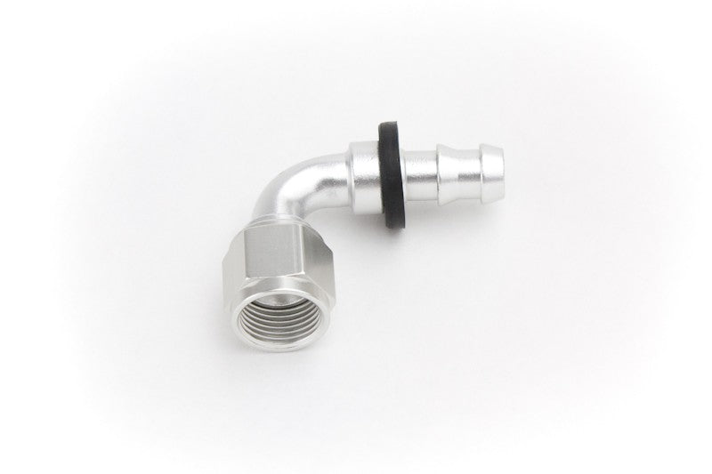 Fitting, #8 JIC 90 Degree Low Pressure Push Lock PSC Performance Steering Components HF-LP908