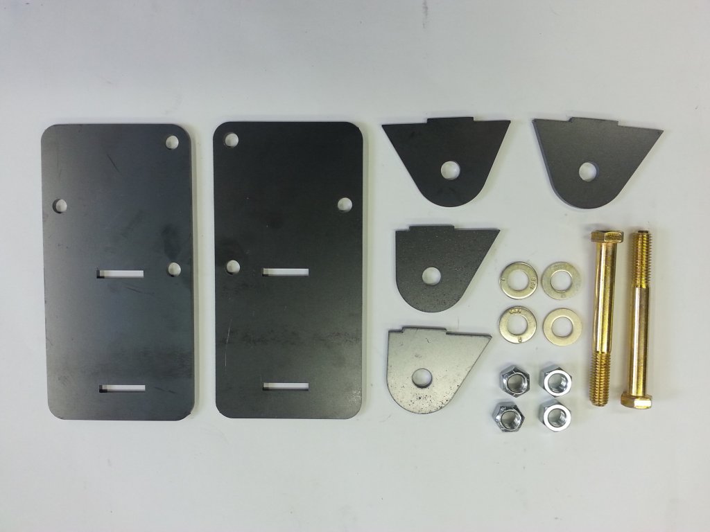 IBEX Small Block Chevy Engine Block Brackets - Skinny Pedal Racing