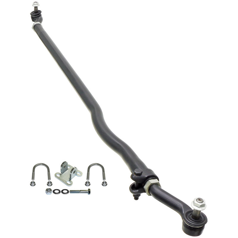 Currectlync Tie Rod 07-18 Wrangler JK Bolt-On 1 1/2 Inch Diameter Tube Construction Forged Tie Rod Ends Includes Jam Nuts And Adjusters RockJock 4x4 JK-9704TR