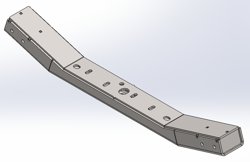 JK HD Crossmember 07-11 Wrangler JK Artec Industries JK2001