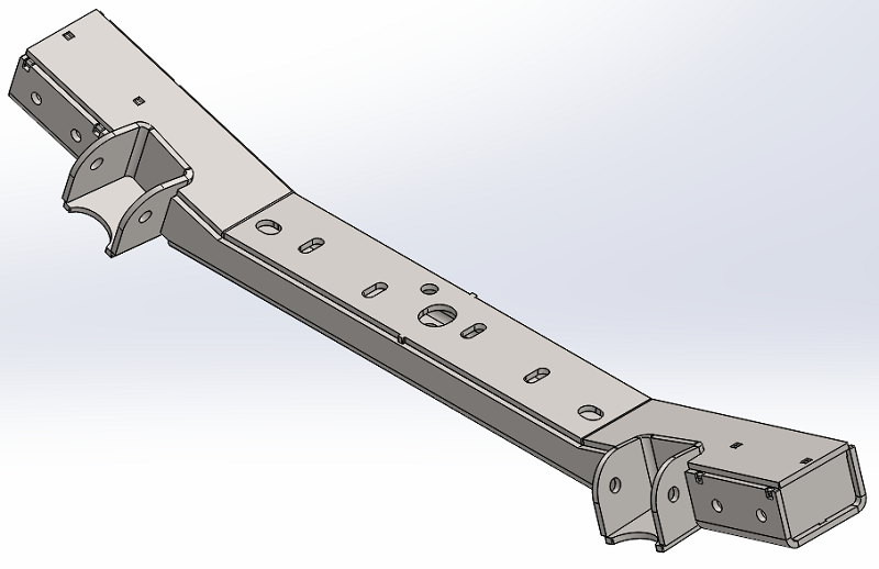 JK HD Crossmember W/Link Mounts 07-11 Wrangler JK Artec Industries JK2002