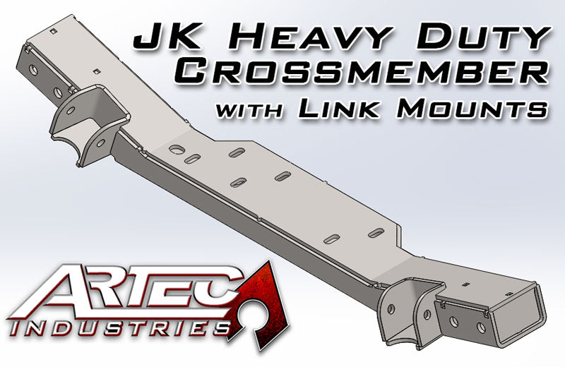 JK HD CrossmemberW/Link Mounts 12-17 Wrangler JK Artec Industries JK2004