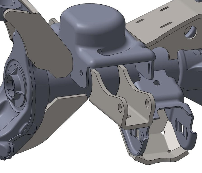 JK Front Axle Shock Mounts Artec Industries JK4413