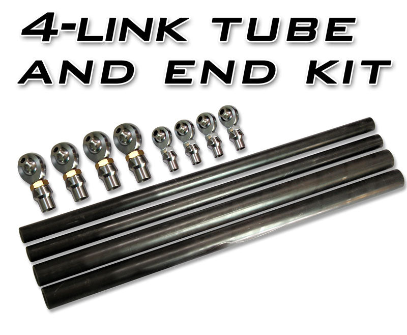 4 Link Tube and End Kit 7/8 Upper Rod Ends and 1.25 Inch Lower Rod Ends Artec Industries LK4000