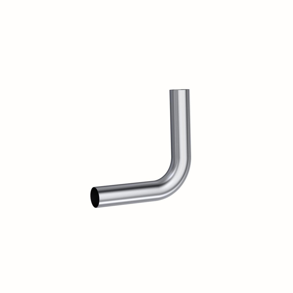 3.5 Inch Exhaust Pipe 90 Degree Bend 12 Inch Legs Aluminized Steel MBRP MB2012