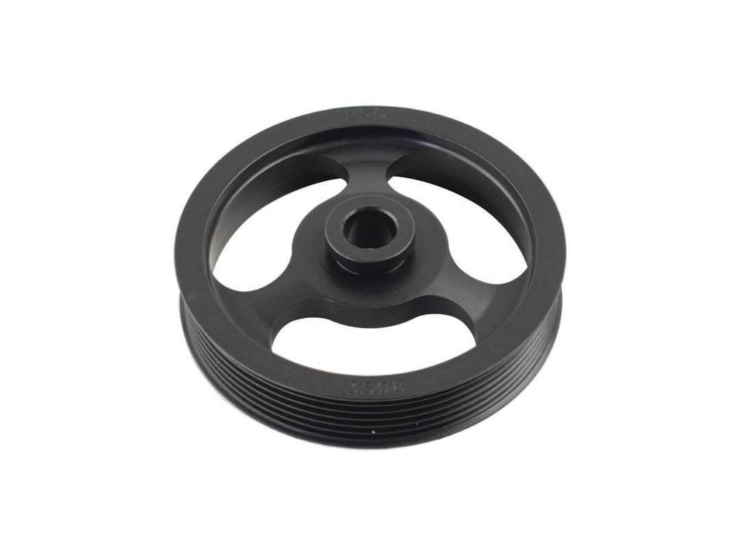 5.0 Inch Power Steering Pump Pulley, 6 Rib Serpentine for Type II Power Steering Pump PSC Performance Steering Components PP3508