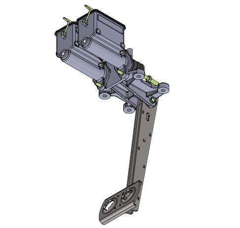 Paul Horschel Signature Series - 9:1 Wilwood Reverse Swing Brake Pedal - Skinny Pedal Racing