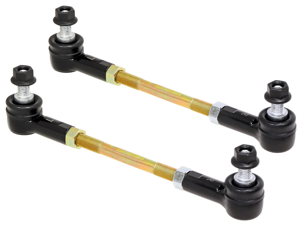 Adjustable Sway Bar End Link Kit (6 1/2 Inch Long Rods w/ Sealed Rod Ends and Jam Nuts pair) RockJock 4X4 RJ-203003-101