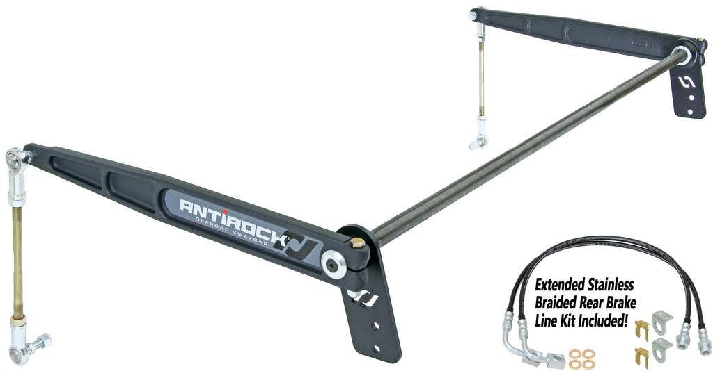 Antirock Sway Bar Kit JK Rear Forged Arms (Heavy) 1 1/8 Inch Bar RockJock 4X4, RJ-236200-101