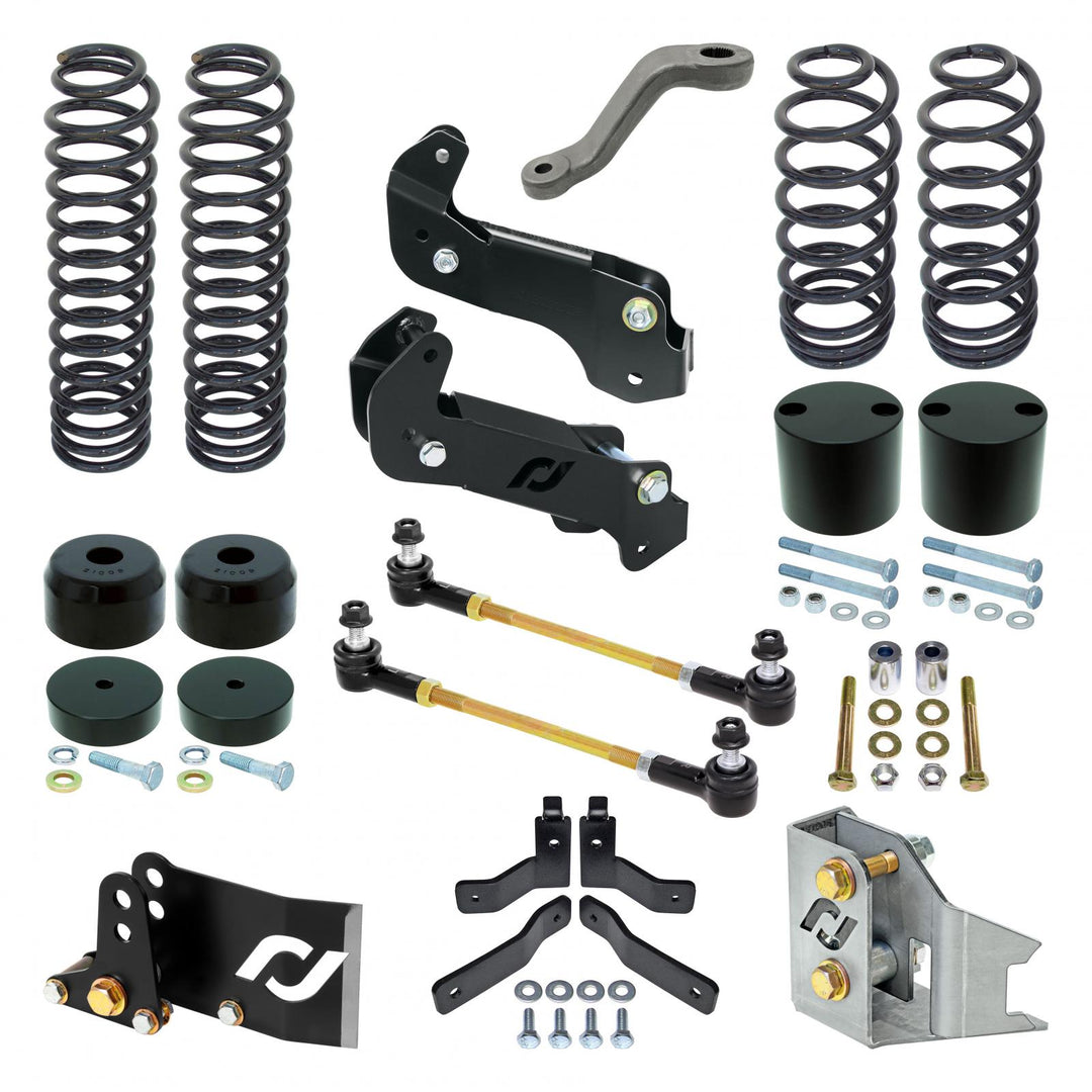 Driver Lift Kit for JK Wrangler (2-door) 4 Inch lift RockJock 4X4 RJ-JK2DR0-103