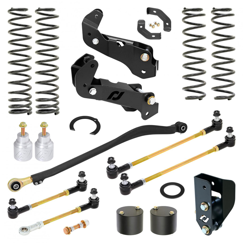 Driver Lift Kit for JL Wrangler w/ Diesel engine 3.5 Inch lift RockJock 4X4 RJ-JLD000-103