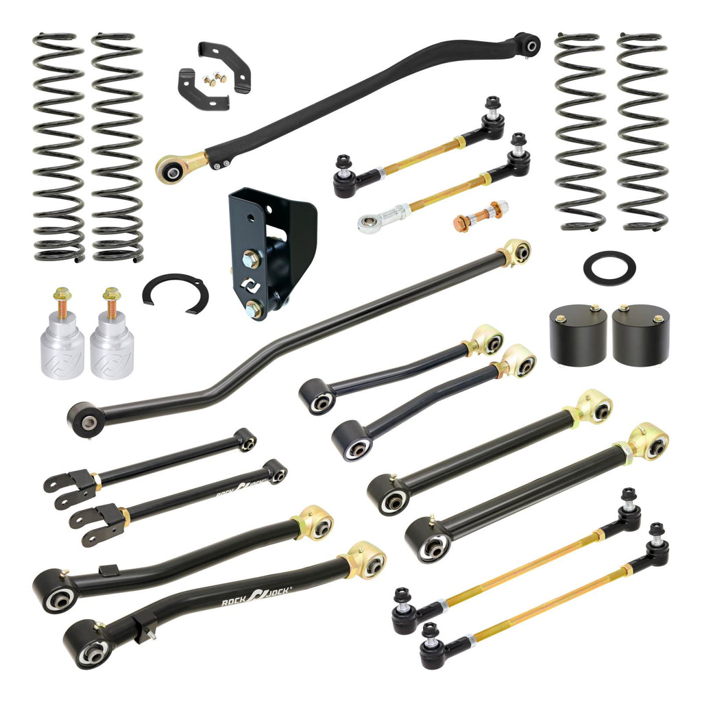 Pro Edition Johnny Joint Suspension System for JL Wrangler w/ Diesel engine 3.5 Inch lift RockJock 4X4 RJ-JLD001-101