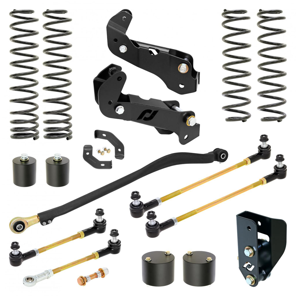 Driver Lift Kit for JL Wrangler w/ Gas V-6 3.5 Inch lift RockJock 4X4 RJ-JLG000-103