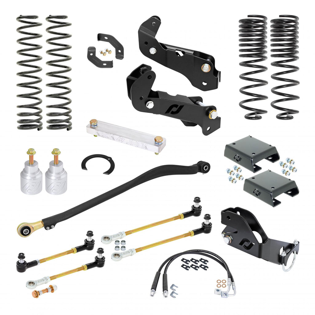 Driver Lift Kit for JT Gladiator w/ Diesel engine 3.5 Inch lift RockJock 4X4 RJ-JTD000-103